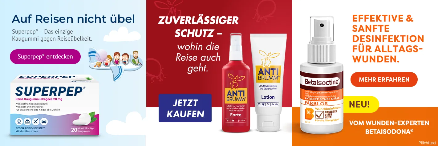 Auf Reisen nicht übel