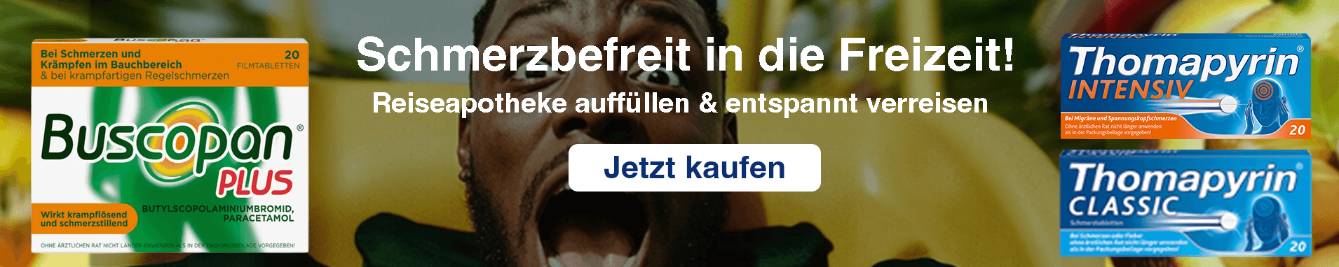 Schmerzbefreit in die Freizeit!