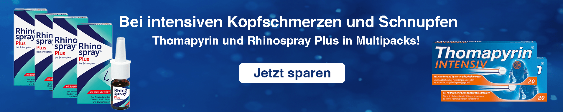 Thomapyrin & Rhinospray Plus jetzt im Multipack