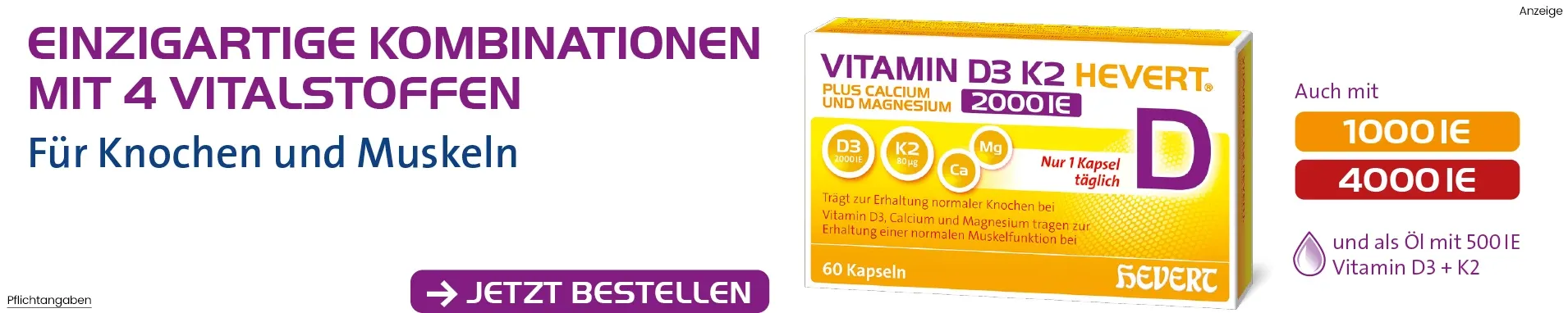 Vitamin D3K2 Hevert