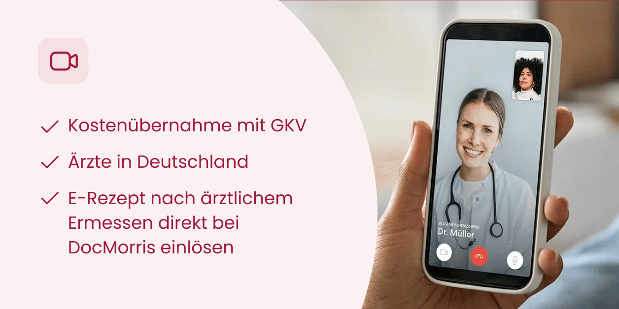 Videoberatung mit dem Online-Arzt