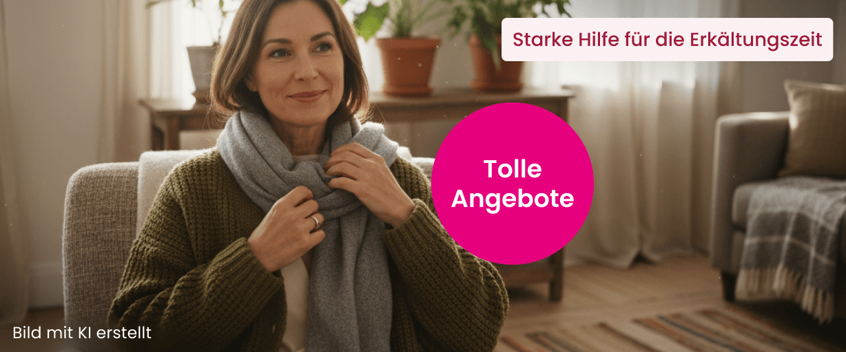 Schnelle Hilfe bei allen Erkältungssymptomen – von Fieber bis Halsschmerz.