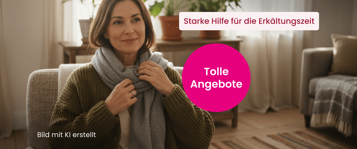Schnelle Hilfe bei allen Erkältungssymptomen – von Fieber bis Halsschmerz.