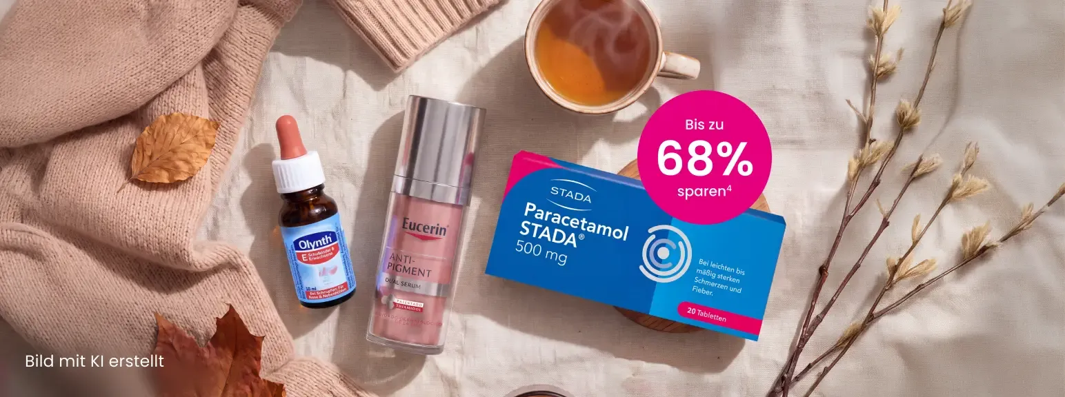 Top-Produkte bis zu 68 % reduziert⁴ auf medpex