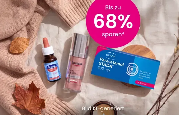Top-Produkte bis zu 68 % reduziert⁴ auf medpex