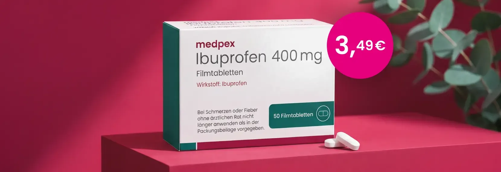 Endlich da: medpex Ibuprofen von Ihrer Apotheke