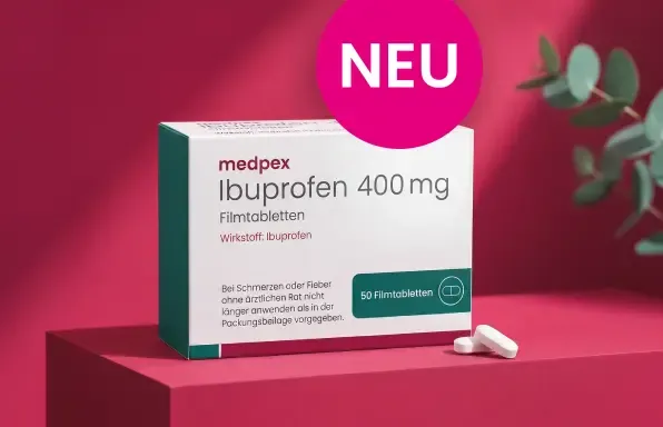 Endlich da: medpex Ibuprofen von Ihrer Apotheke