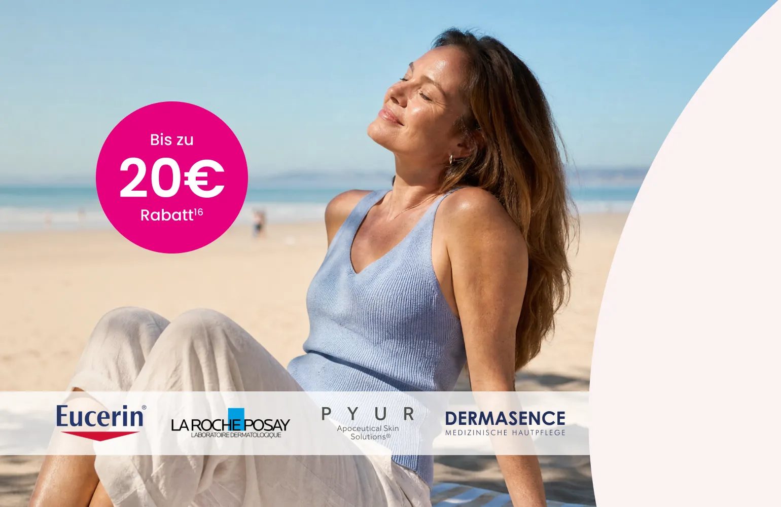 Bis zu 20 € Rabatt auf alle Produkte unserer Top-Marken für deinen Sommer