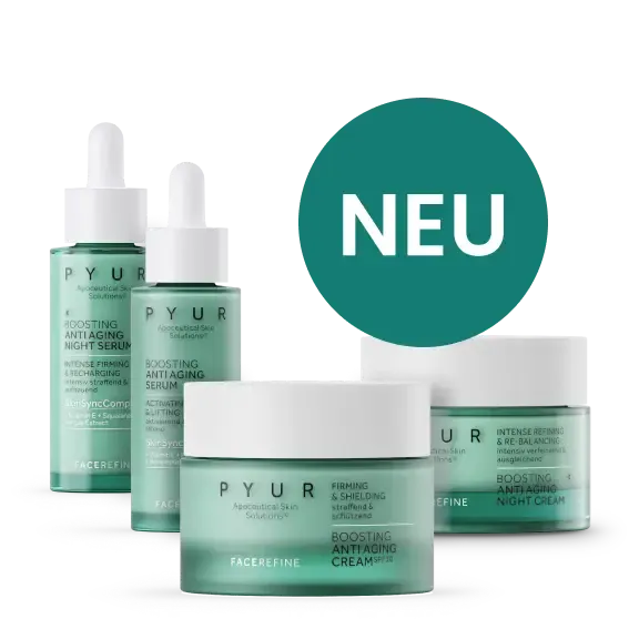 Mobile PYUR - hochperformative Anti-Aging-Pflege auch für sensible Haut