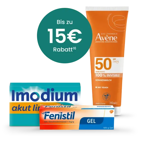 Mobile Reiseapotheke – bis zu 15€ sparen