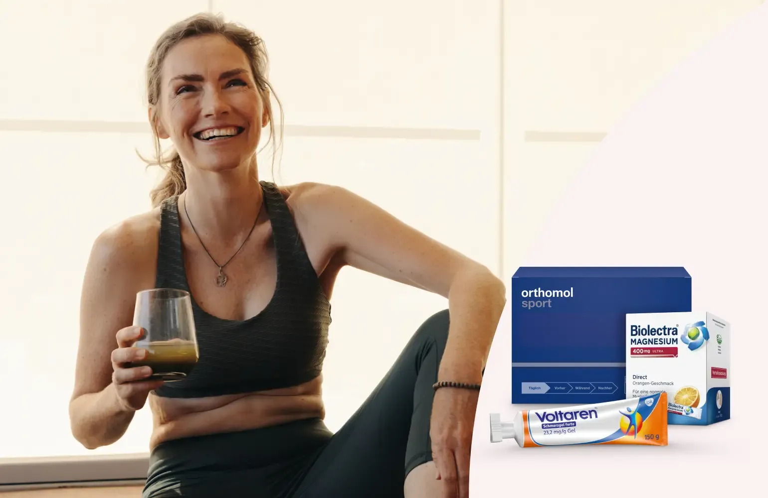 Produkte für Training, Regeneration & Muskelkraft