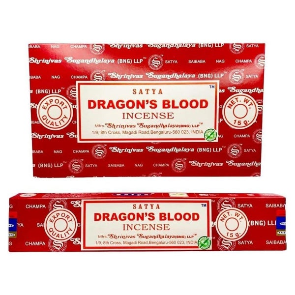 Satya Drachenblut Räucherstäbchen 12 Stück 180g Nag Champa 1 St