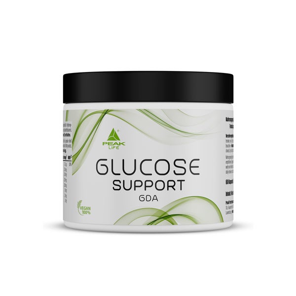 PEAK Glucose Support (GDA) - 60 Kapseln I Glucose Disposal Agent I Berberin I Blutzuckerspiegel I Kohlenhydrate I vegan 54 g