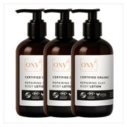 OXY8 NATURKOSMETIK REPAIRING SILKY BODY LOTION 3er-Pack 750 ml