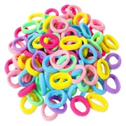 100 Haargummis Mädchen Mini Nahtlose Elastische Baby Haarbän 1 St