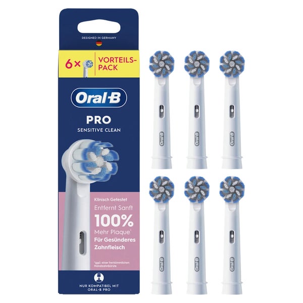 Oral B Sensitive Clean Aufsteckbürsten 6 Stück 6 St