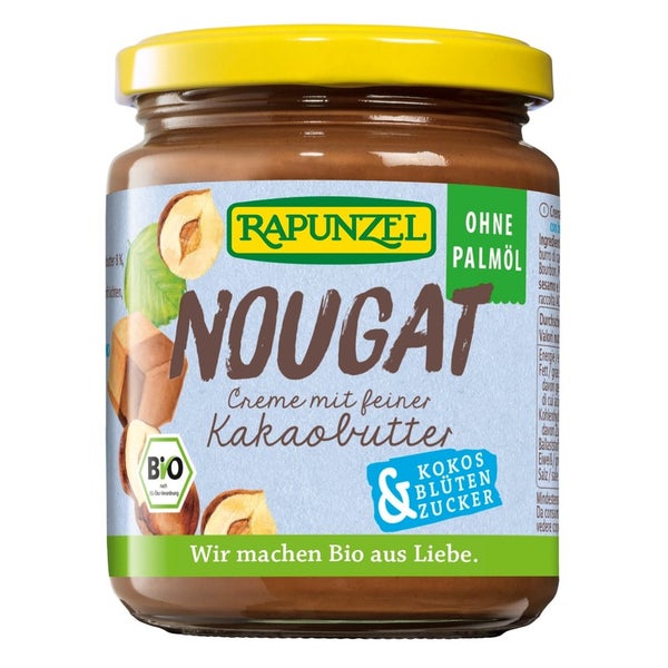 Rapunzel Nougat-Creme ohne Palmöl mit Kokosblütenzucker