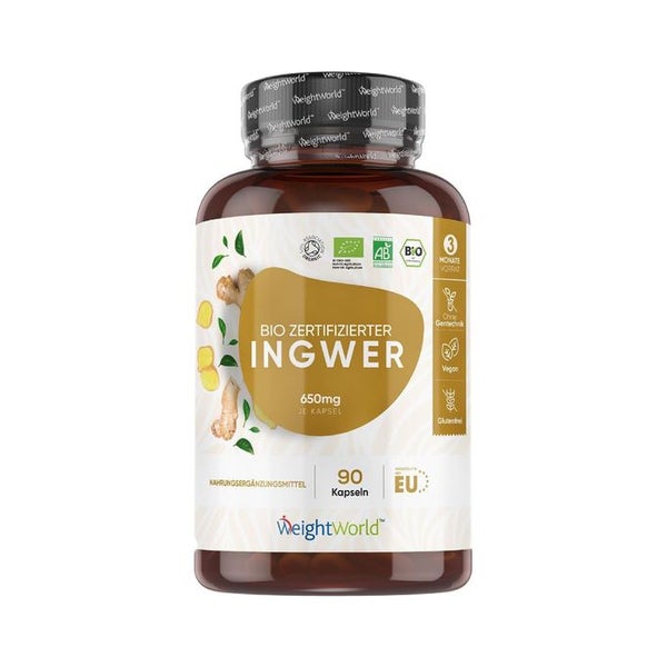WeightWorld Bio Ingwer Kapseln 90 St