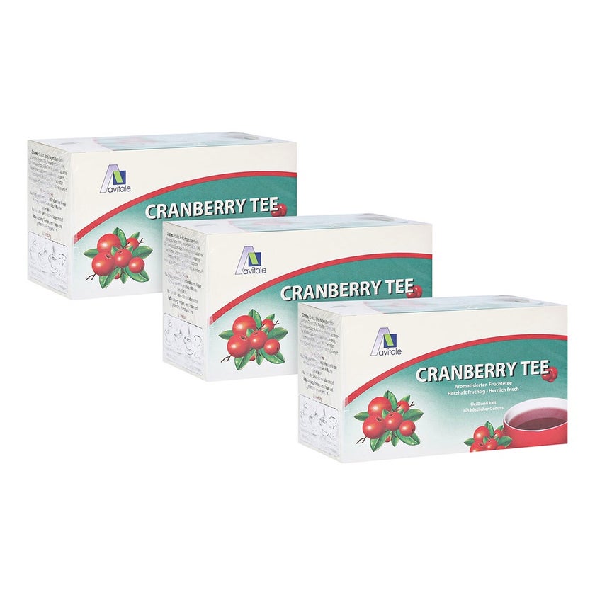 Avitale® Cranberry Tee Dreierpack 3X20 St