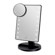 UNIQ Klassisk Star LED-Schminkspiegel - Schwarz