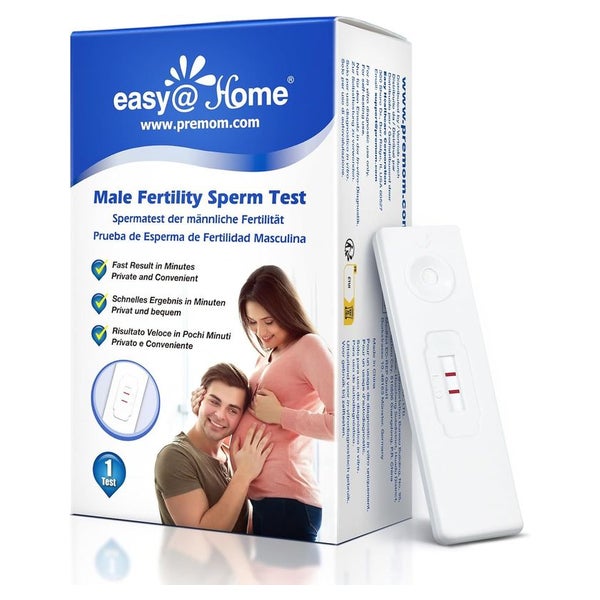 Fruchtbarkeitstest Sperma Test für Männer Easy@Home Spermientest  Zeugungsfähigkeit Schnelltest 1 St