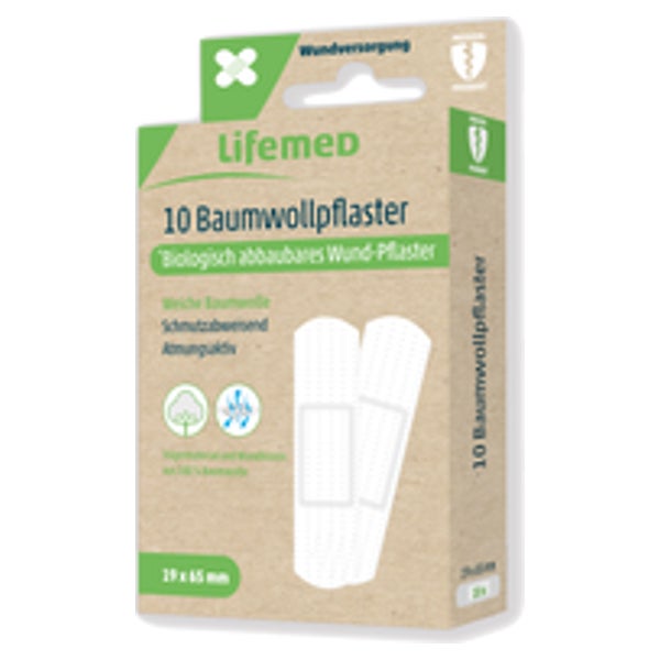 Lifemed Baumwoll Pflaster 10 St