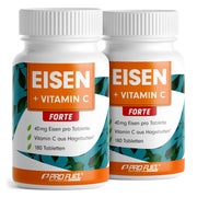 ProFuel - EISEN Tabletten 40mg + Vit. C - 2x 180 Tabletten 360 St
