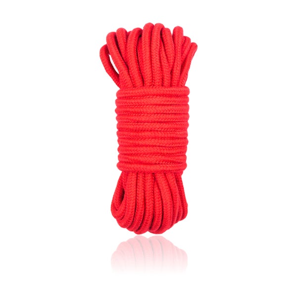 10 meter-Cotton  Rope Rot 1 St