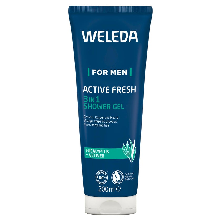 Weleda For Men Active Fresh 3in1 Shower Gel 200 ml