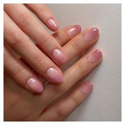 Acrylnägel Kurz Rund Französisch Mandel 24 Stück Ombré Rosa 1 St