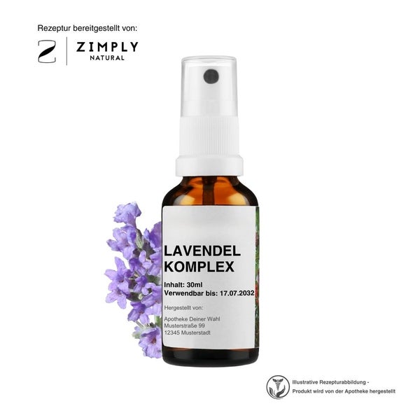 Zimply Natural LAVENDEL KOMPLEX - Pflanzbasierte Rezeptur 30 ml