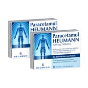 Produktabbildung: Paracetamol 500 Doppelpack 2X20 St