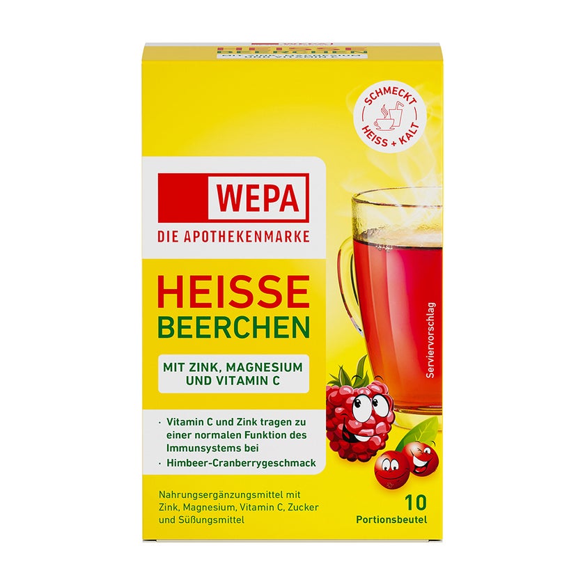 WEPA Heiße Beerchen+vit.c+zink+magnesium 10X10 g