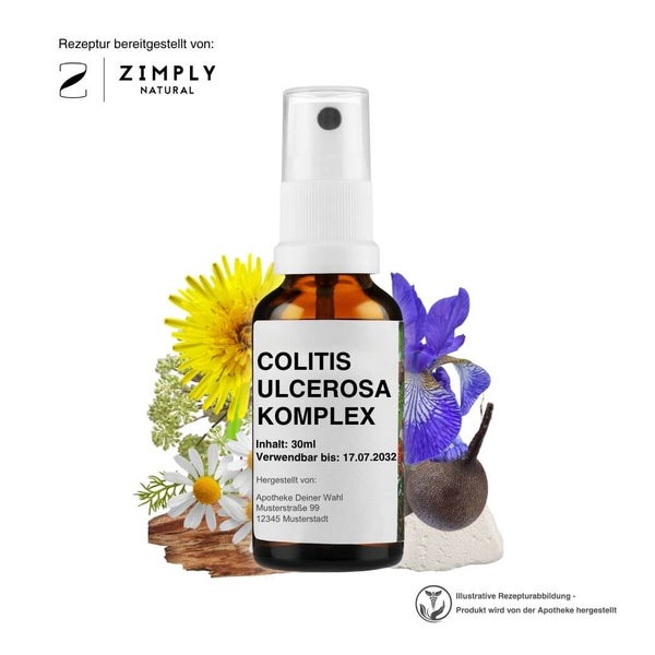 Zimply Natural COLITIS ULCEROSA KOMPLEX - Pflanzbasierte Rezeptur 30 ml