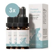 CBD VITAL Hanföl für Hunde mit 4,2 % CBD | 3er-Pack 10 ml