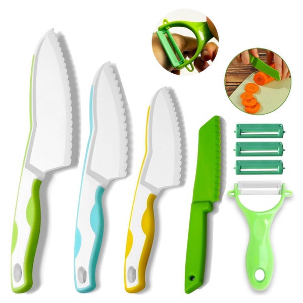 Montessori Kinderschälermesser Set 8teilig 1 St