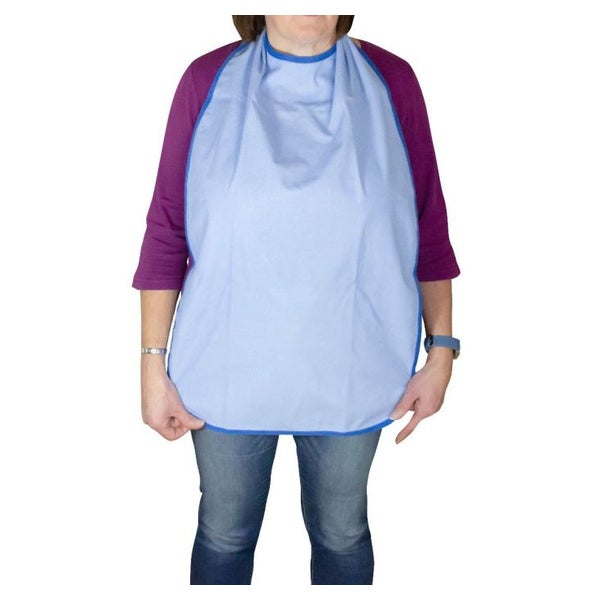 Medi-Inn Esslätzchen 48 x 100 cm waschbar zum Binden blau 1 St