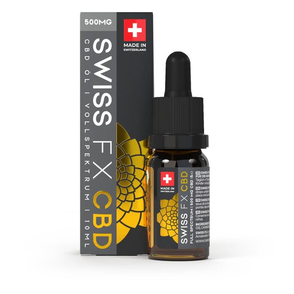 SWISS FX CBD Öl 5% Vollspektrum 10 ml