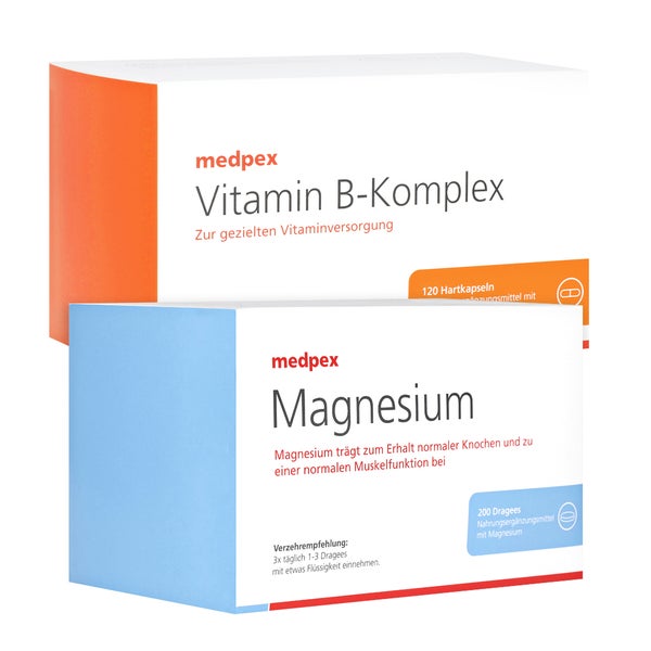 medpex Vitamin B-Komplex & Magnesium 1 Set