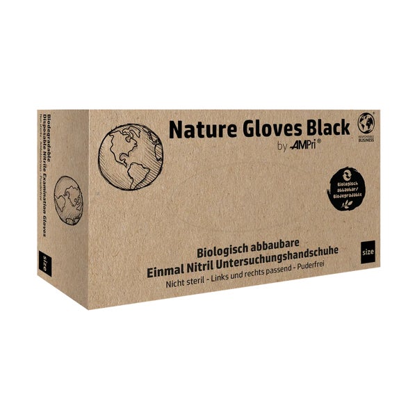 Nature Gloves Black Nitrilhandschuh Xl 100 St