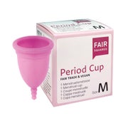 FAIR SQUARED Period Cup Menstruationstasse Größe M Pink 13 ml