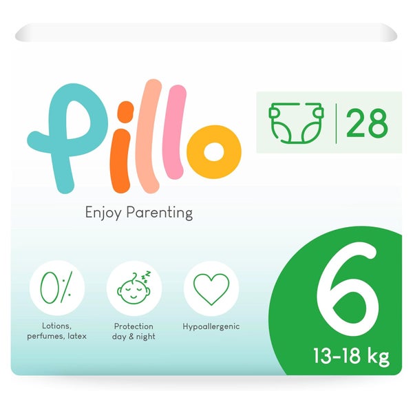 Pillo Windeln Größe 6 XL 13-18 Kg 28 St