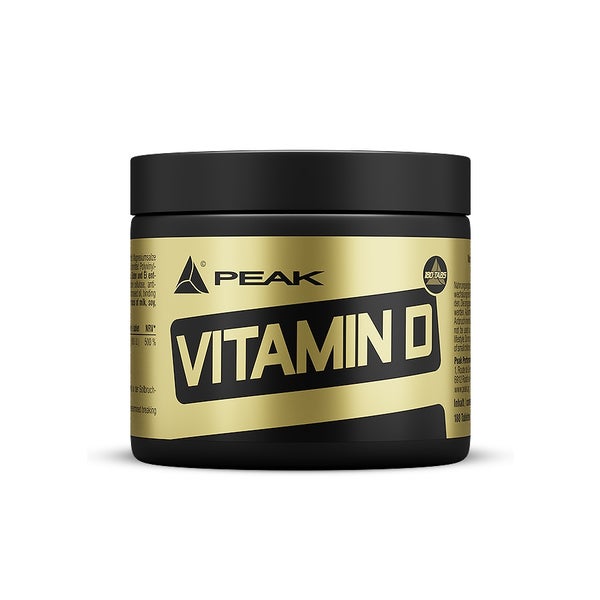 PEAK Vitamin D - 180 Tabletten I 360 Portionen I Jahresvorrat I 1000 i.U. pro Portion I für Knochen und Immunsystem I hochdosiert 90 g
