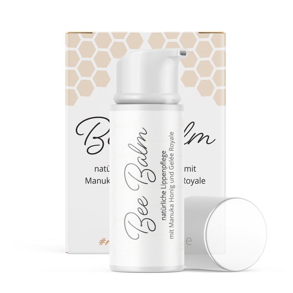 Bee Balm Lippenpflegebalsam mit Manukahonig, Gelée Royale 6 ml