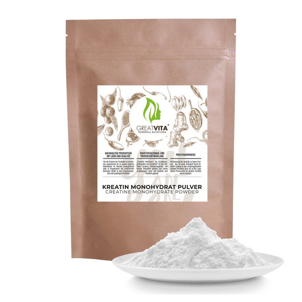 GreatVita® Kreatin Monohydrat Pulver 800 g