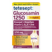 tetesept Glucosamin 1250 | für Knorpel & Knochen im Alltag 30 St