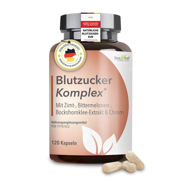 DocVital® Blutzucker Komplex 120 Kapseln hochdosiert 120 St