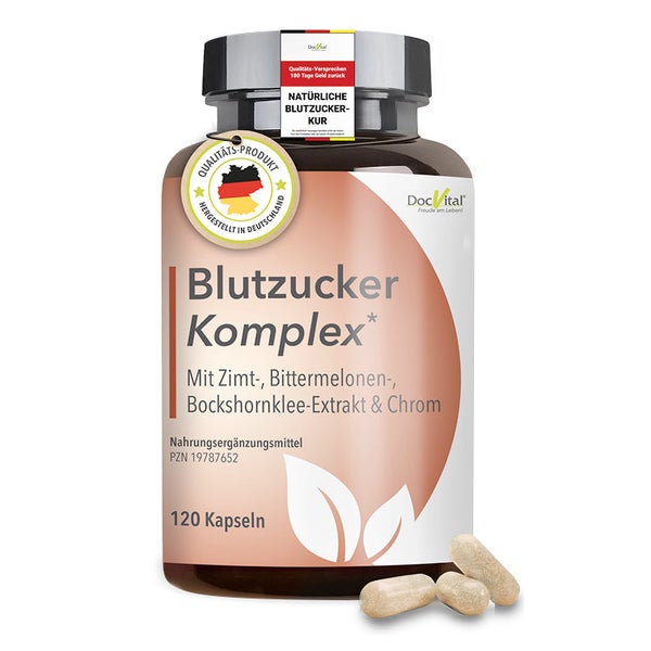 DocVital® Blutzucker Komplex 120 Kapseln hochdosiert 120 St