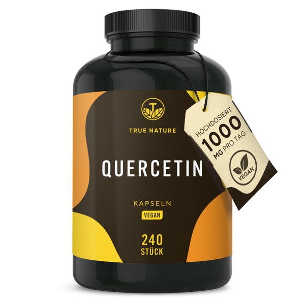 Quercetin Kapseln Vegan – 1000mg hochdosiert pro Tagesdosis 240 St