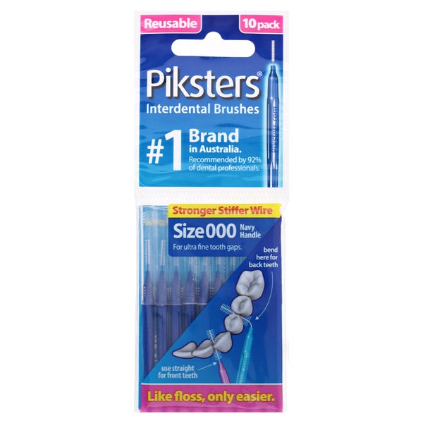 Piksters Interdentalbürste Gr.000 Marine 10 St